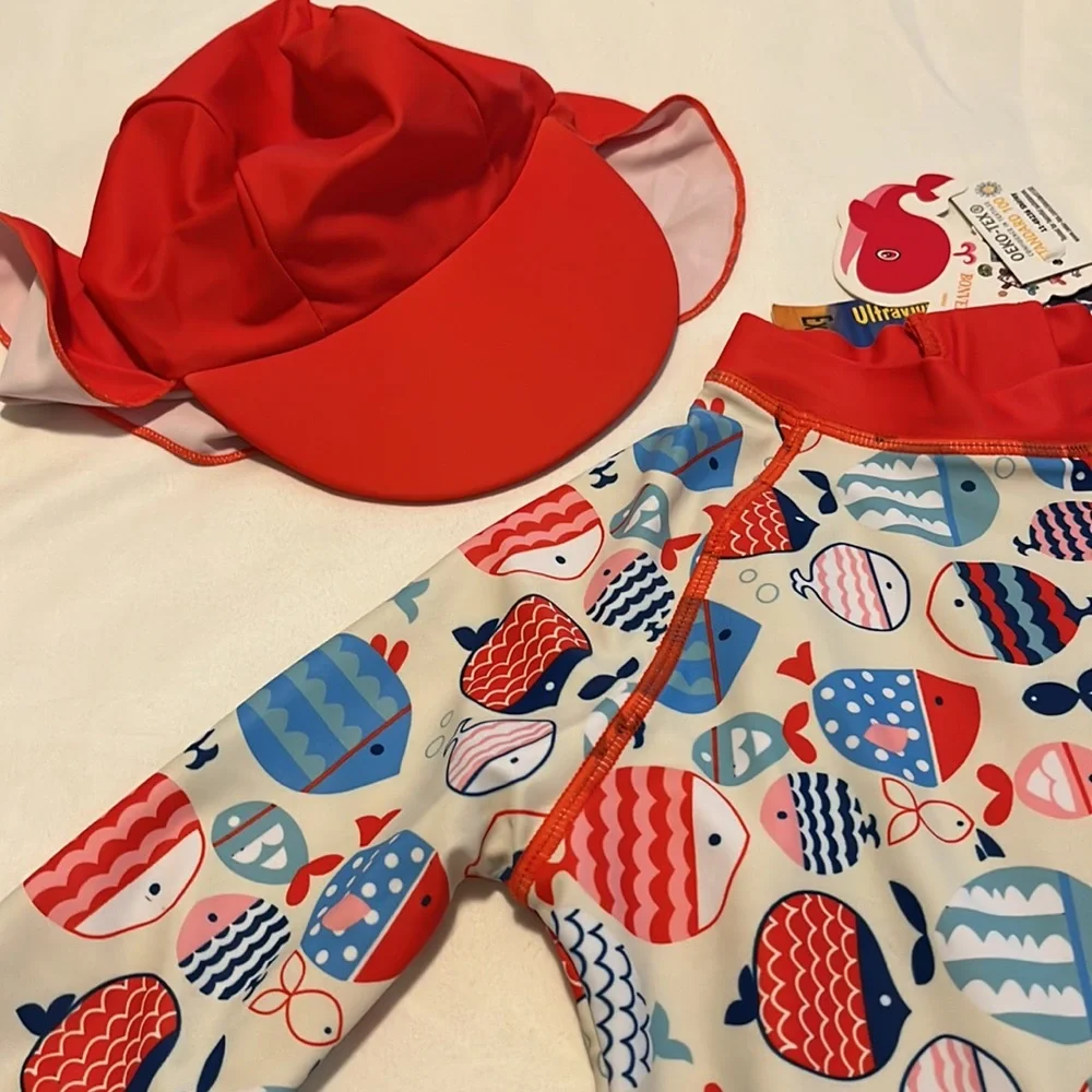 Bonverano one piece toddler swimsuit